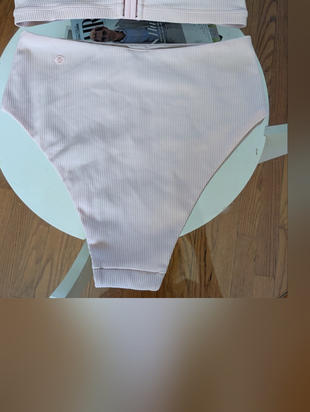Lululemon Clear Waters Bikini Top & High Rise Bottom Set Landscape light pink - Picture 6 of 16